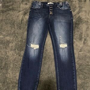 KanCan Distressed Skinny Jeans